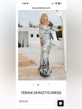 Terani couture 241M2715 designer Formal dress